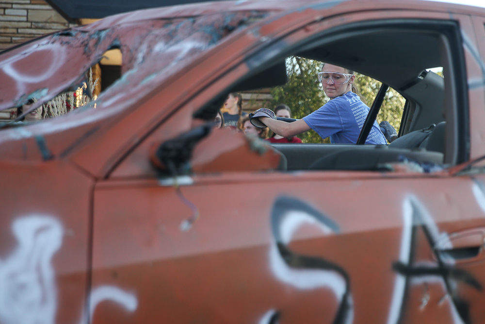 "Beat Texas" Car Smash